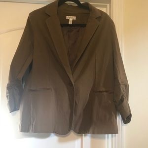 Chocolate Brown Summer Blazer sz20